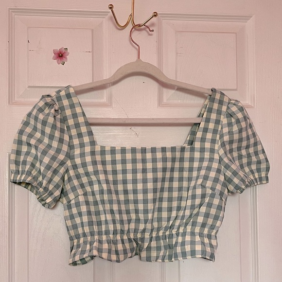 Nasty Gal 2 piece gingham set - Picture 2 of 3